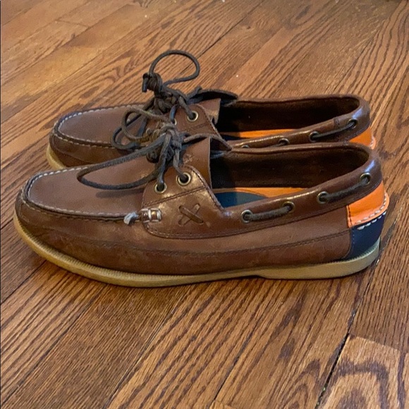 Polo Ralph Lauren leather boat shoes. - Picture 4 of 6